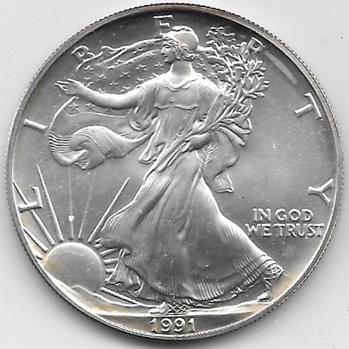 1991 American Silver Eagle