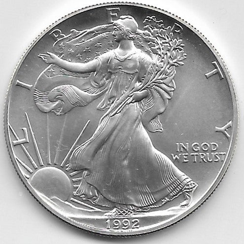 1992 American Silver Eagle