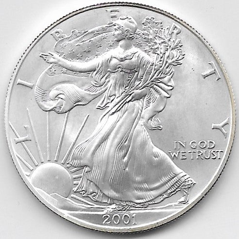 2001 American Silver Eagle