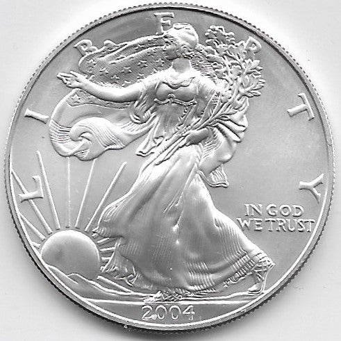 2004 American Silver Eagle