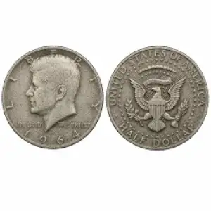 US 90% CIR JUNK SILVER ROLL - Pre 1965 - Half